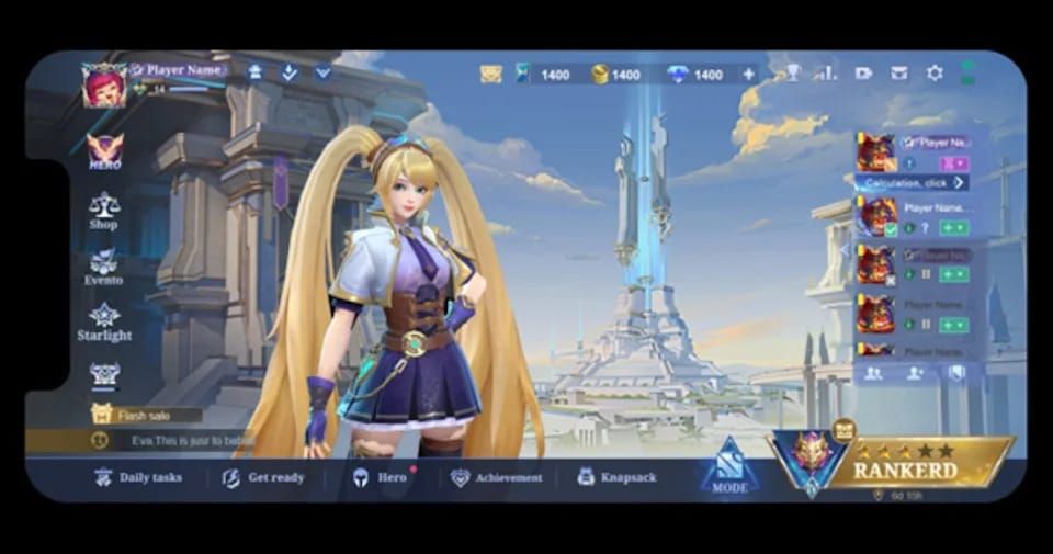 Mobile Legends Bang Bang Naruto Part 2 event interface Path of the Ninja tab