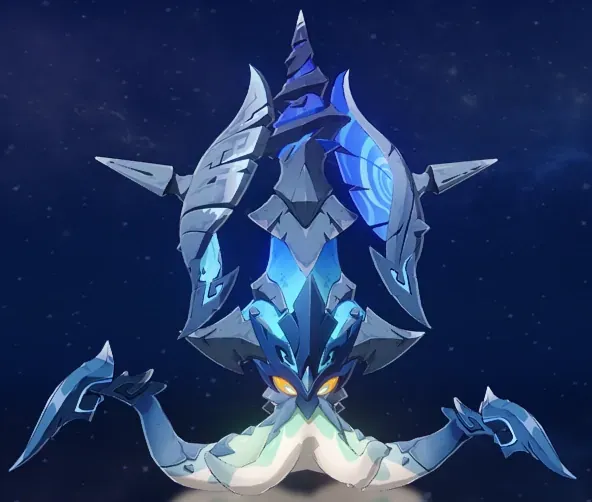 原神深境螺旋第 11 层第一间,显示光辉月兽和冰雹炮手敌人