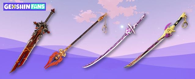 Recommended claymore weapons for Aino in Genshin Impact