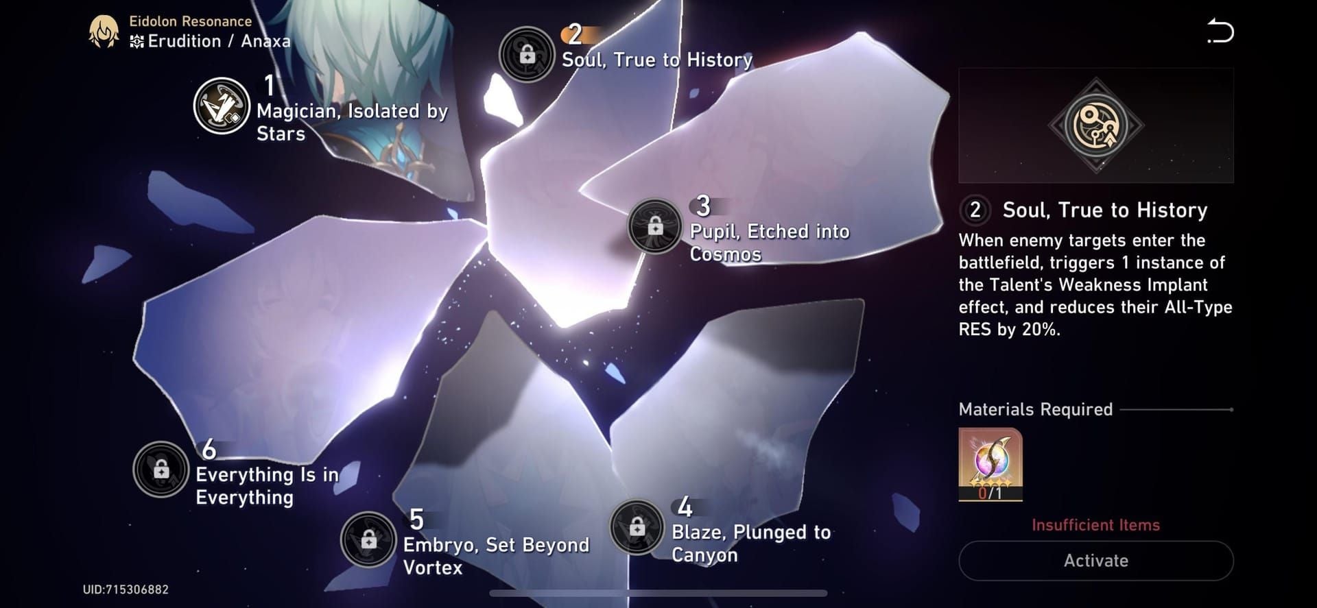 崩壞:星穹鐵道圖表比較抗性減益和抗性穿透對傷害乘數的影響