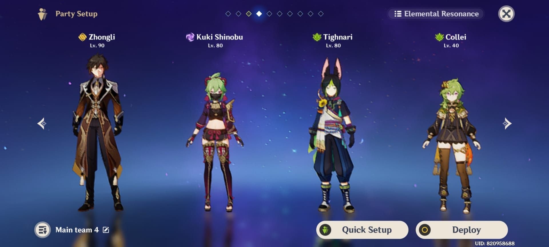 Genshin Impact Tighnari Quicken team composition guide