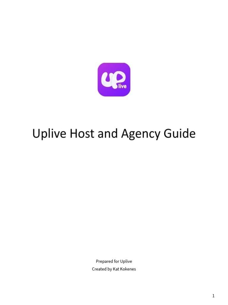 최대 발견 가능성을 위한 적절한 Up ID 및 바이오 구성을 보여주는 최적화된 Uplive 호스트 프로필 예시