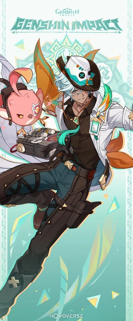 原神 イファ 星4 風元素・法器 キャラクターアート