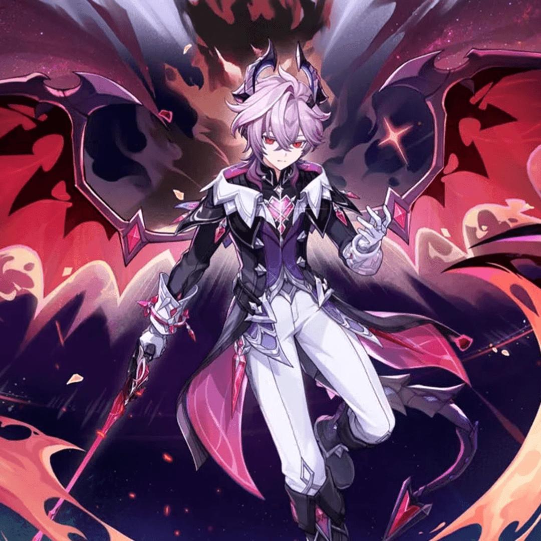 Персонаж Genshin Impact Дурин в Светлом или Темном режиме