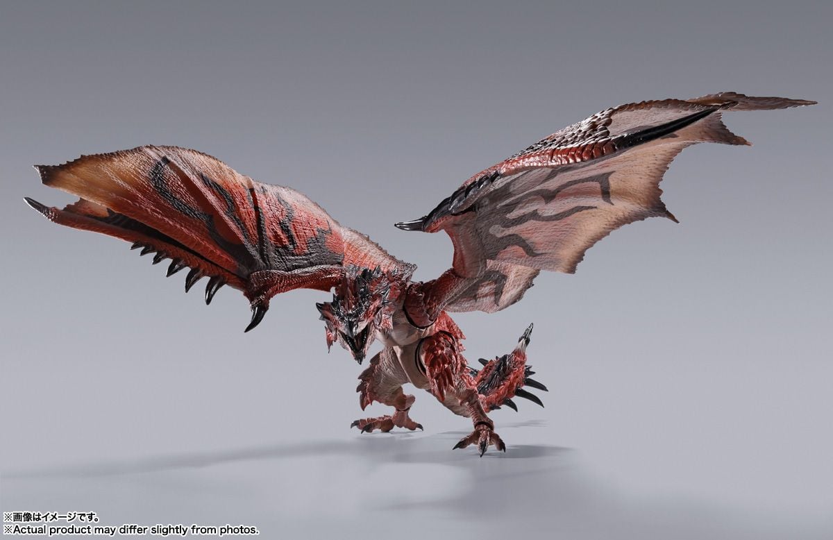 Monster Hunter 20th Anniversary commemorative model "S.H.MonsterArts Fire Dragon/Thunder Wolf Dragon" is available for order today