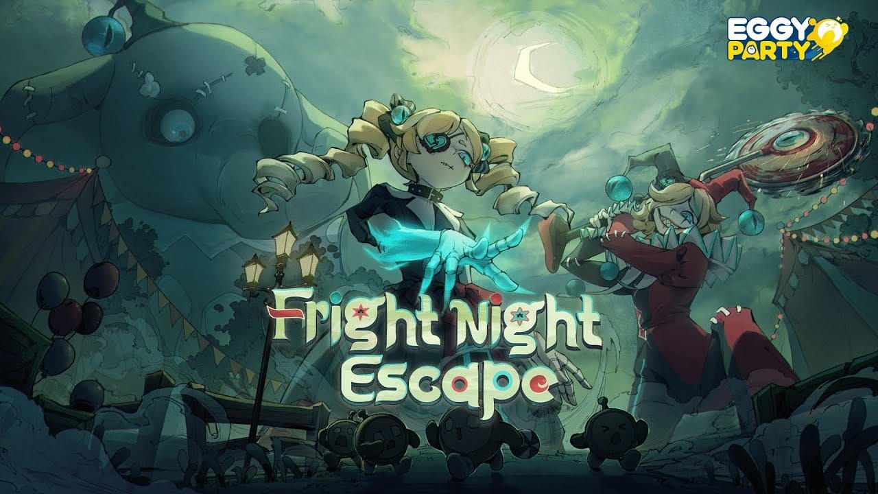 Estrategia del Muelle del Terror de la Noche de Miedo de Eggy Party con Lewen y Parasol Gótico