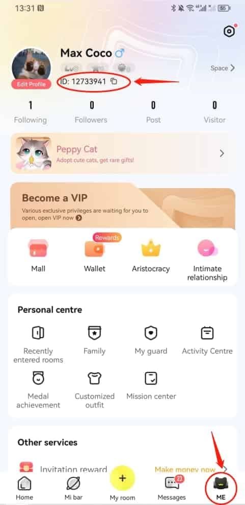BitTopupでMIYA - Meet you. Meet good voiceのコインをチャージするためのステップバイステップガイド