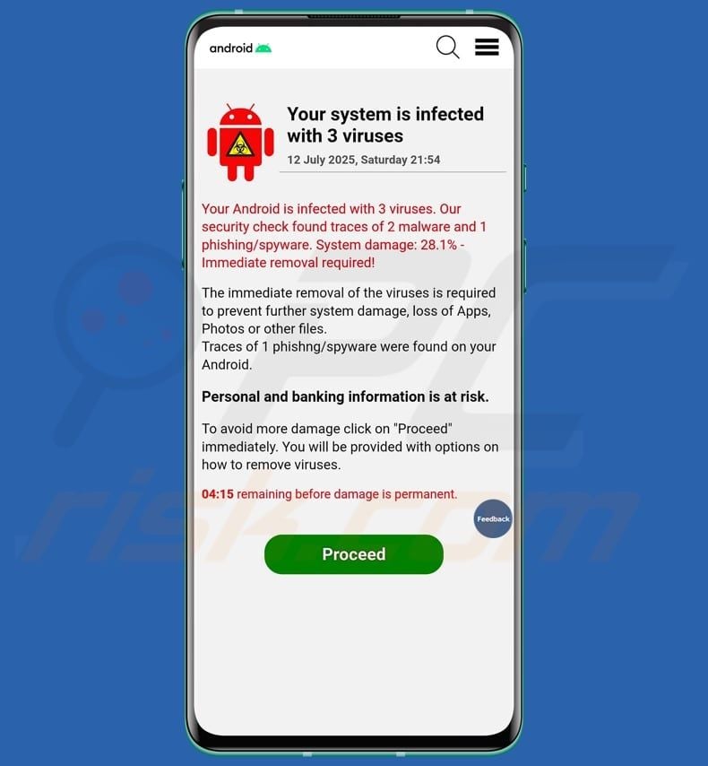 تحذير أمان من تثبيت ملفات APK المعدلة
