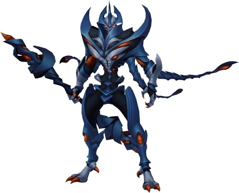 官方佐斯（Zhask）“群虫之王”模型。第 41 赛季征程皮肤“冰spawn灾厄”在完成 20 场排位赛后解锁