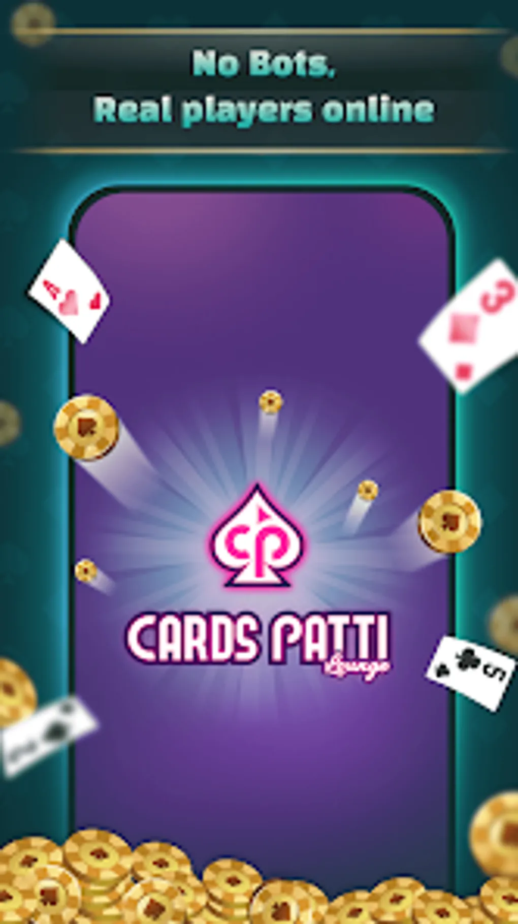 Teen Patti Gold 모바일 게임 로비 화면