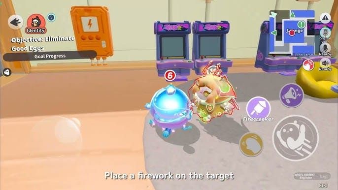 Eggy Party Winter Rotten Egg map with infected spawn hotspots marked