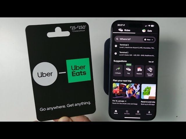 How to recharge Uber Gift Card (BR)