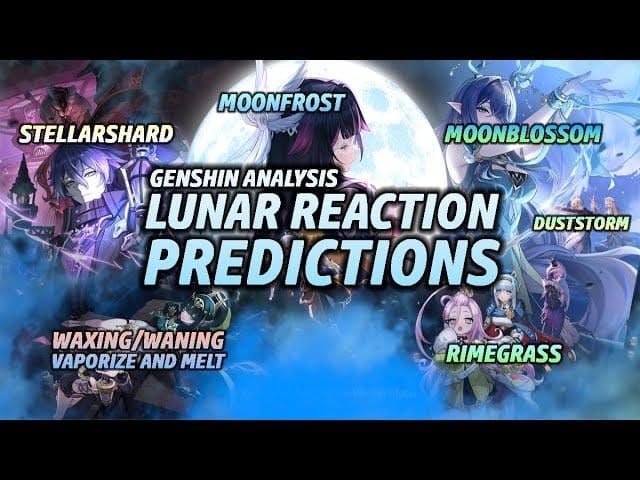 Genshin Impact Nod-Krai region showing Lunar Reaction combat effects with enhanced environmental details