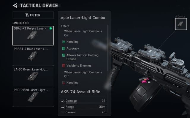 Exemple de comparaison d'empilement de bonus de boisson spéciale Delta Force