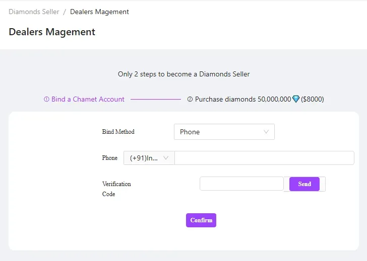 Chamet Diamond Seller Agent: Complete Eligibility, Activation & Risk Control Guide 2025