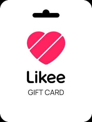 Guide image of Likee wallet screen for entering gift card redemption code