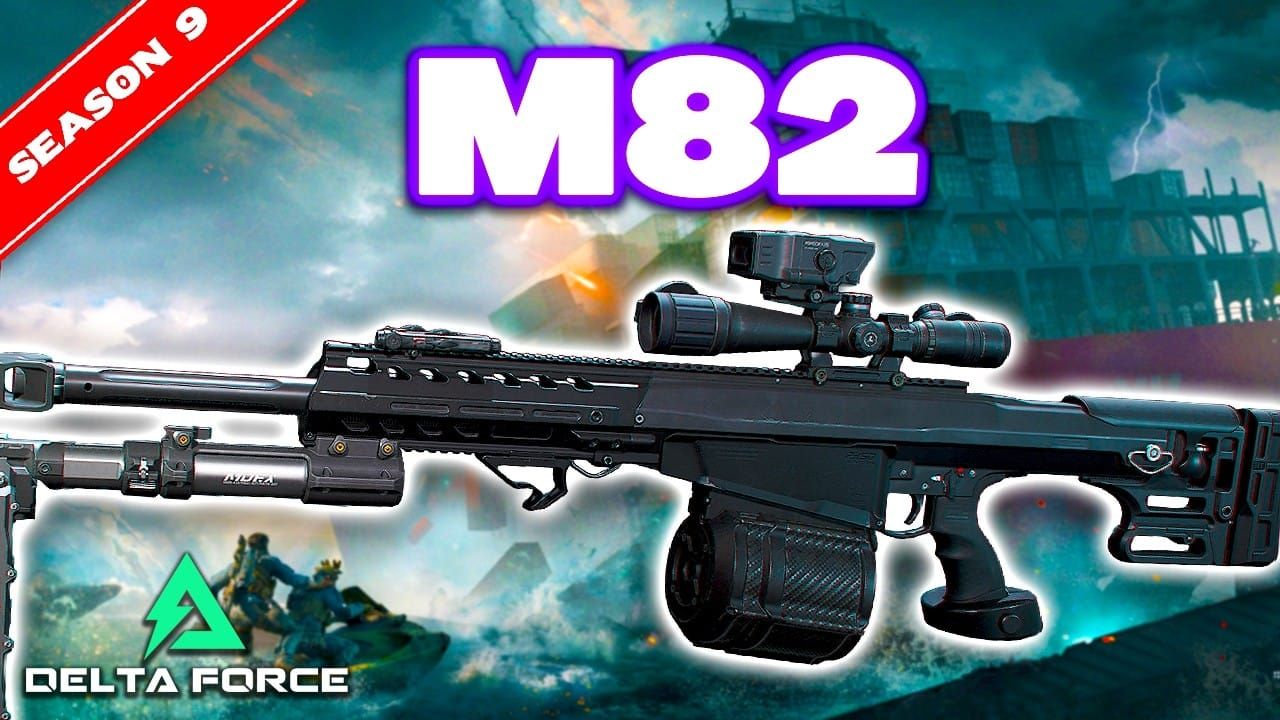 Delta Force Barrett M82 weapon in-game view
