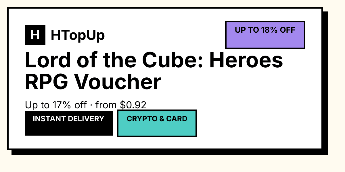 How to recharge Lord of the Cube: Heroes RPG Voucher