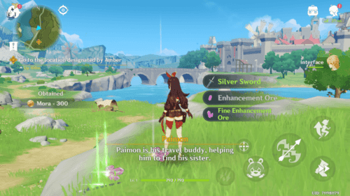 Genshin Impact game interface showing UID location for secure third-party purchases