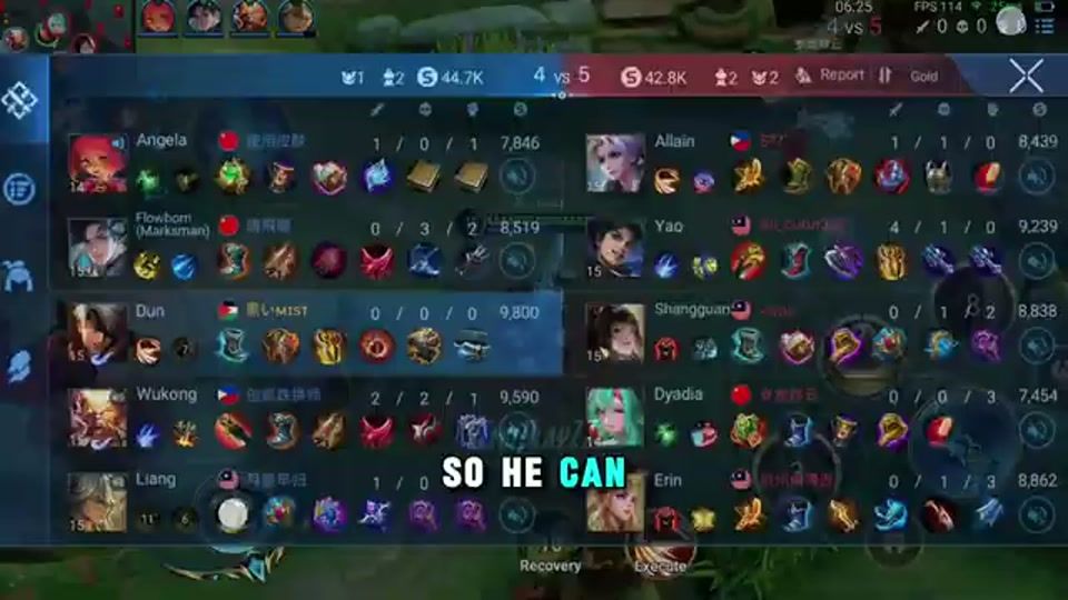 Embuscade jungle Honor of Kings carry solo queue
