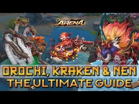 Kraken objective fight in Onmyoji Arena