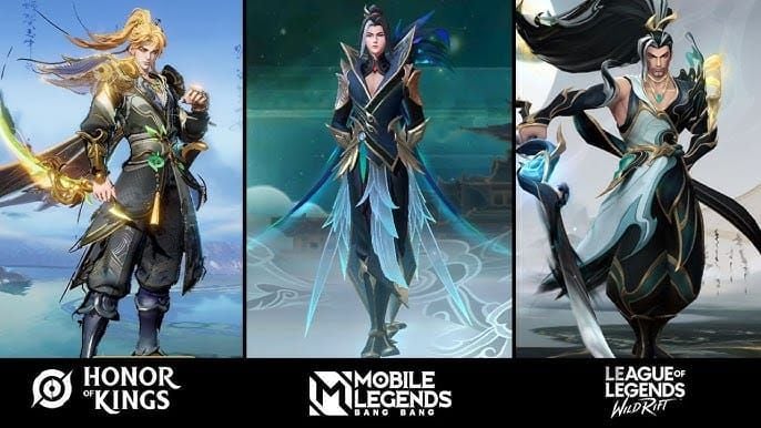 Vergelijking van Mobile Legends Bang Bang Ling Shadow Eclipse vs andere skins