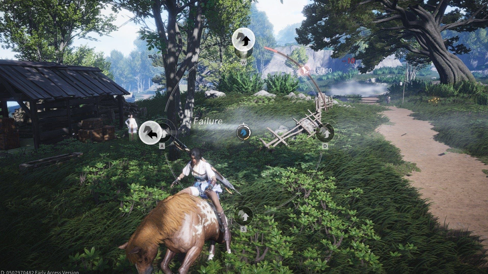 Гайд по пути в мини-игре «Быстрее» в Where Winds Meet с синим пламенем