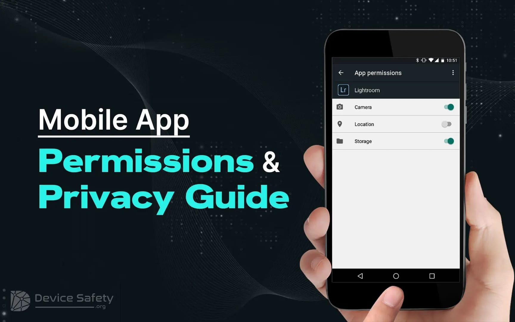 Step-by-step guide showing how to manage app permissions and safety settings for video chat applications