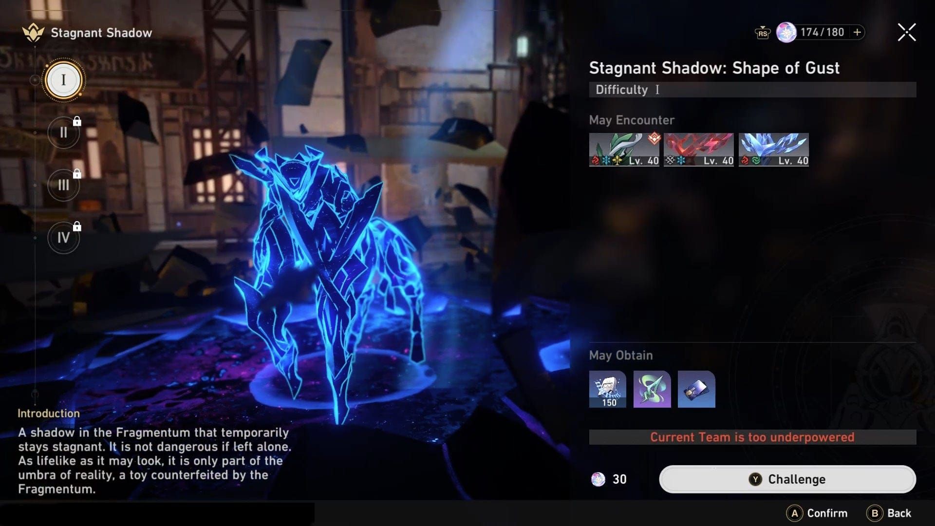 Interfejs Honkai Star Rail Stagnant Shadow: Shape of Timbre w Penacony Grand Theater dla Chordal Mirage