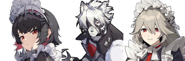 Panduan komposisi tim yang menampilkan sinergi tim es Ellen, Lycaon, dan Soukaku di Zenless Zone Zero