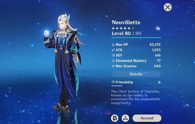 स्पाइरल एबिस में टोम ऑफ द इटरनल फ्लो R1 के साथ 52,300 डैमेज देते हुए न्यूविलेट का जेनशिन इम्पैक्ट स्क्रीनशॉट