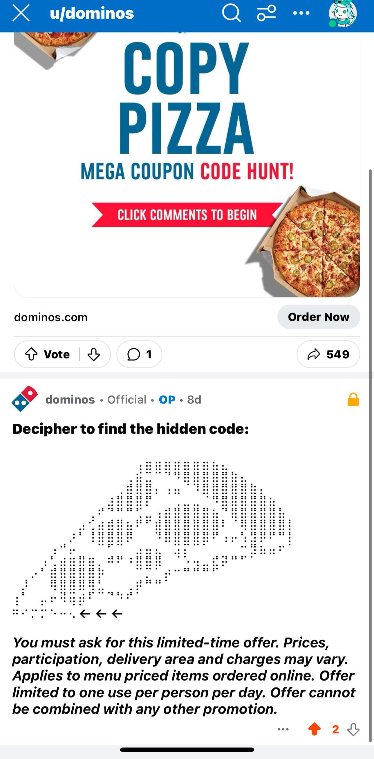 How to recharge Domino's Pizza Voucher (MY)
