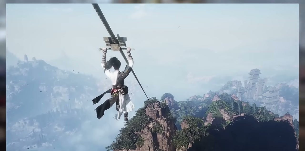 Where Winds Meet Hidden Mountain zipline travel