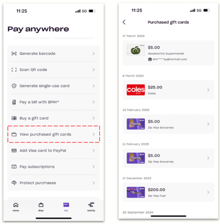 How to recharge Expresspay Gift Card EUR