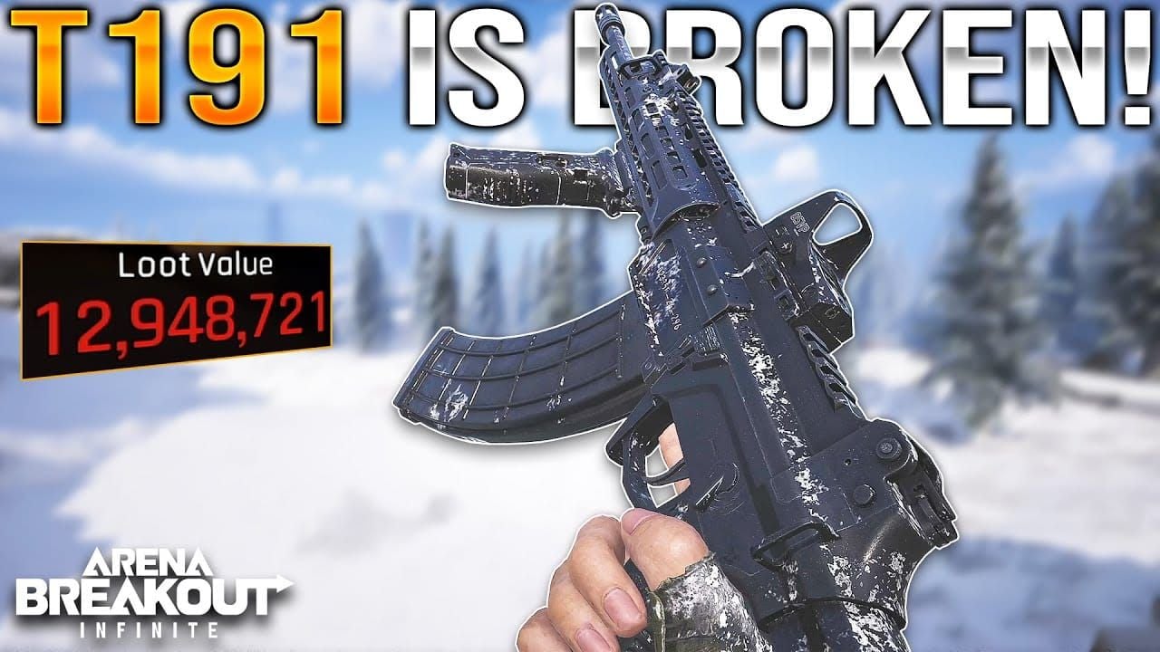 暗区突围手游第 4 赛季 T191 Meta 改装截图，展示消音器、T19X 瞄具和 40 发弹匣