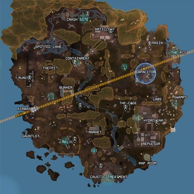 Honor of Kings King's Canyon map with objectives