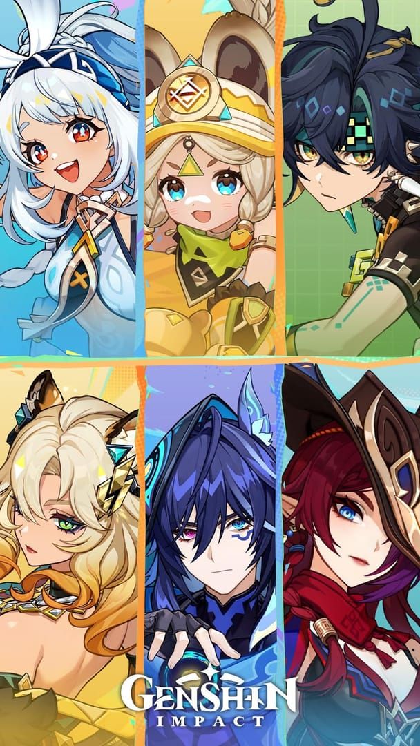 Comparison of Natlan region characters from Genshin Impact showing age differences