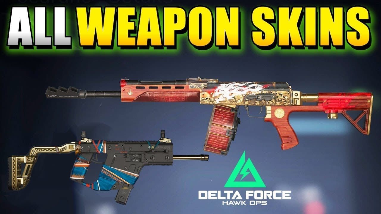 Delta Force PTR-32 or AS VAL weapon skin showcase