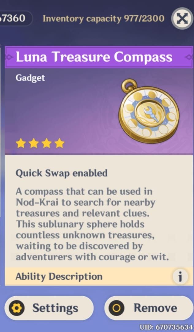 واجهة مكافآت المستوى 3 لنقطة التقاء نود-كراي في جينشين