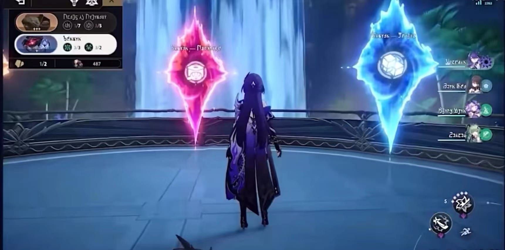 Interface du Domaine de la Boutique de l'Univers Divergent de Honkai Star Rail avec les options de synthèse