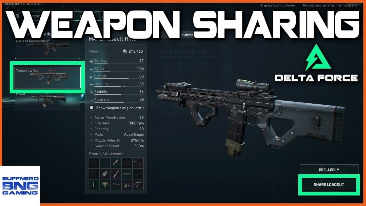 Paparan peralatan Delta Force M4A1 SR-25 M250 SMG-45