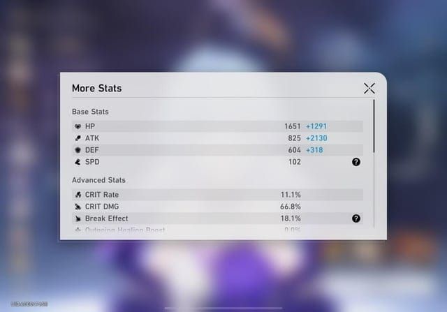 График расчета урона в Honkai Star Rail: пробитие сопротивления Зарянки E1 против E0 на врагах с 30% сопротивлением