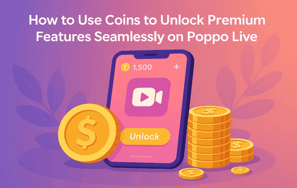 Poppo Live high-tier VIP features interface showing exclusive perks and premium privileges