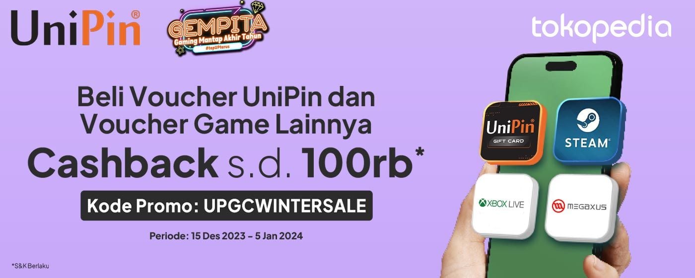 UniPin Voucher MY 100 Ringgit card tier