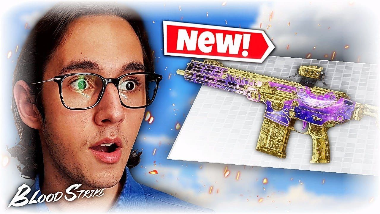 Loadout pro dalam Blood Strike dengan Spear Relic dan MP7 JadeTempest