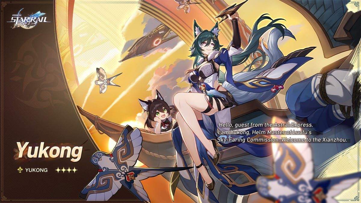 Tangkapan skrin panduan putaran duo Hunt Honkai Star Rail Yukong E6 dan Moze