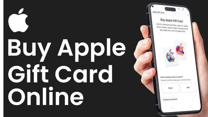 Anleitung zum Kauf und Versand einer Apple Geschenkkarte per E-Mail auf apple.com