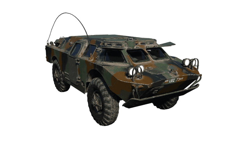 PUBG Mobile BRDM-2 armored vehicle demonstrating its tank-like protection