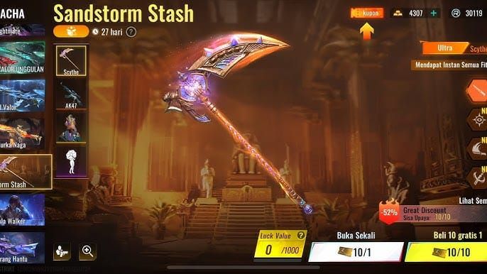 Blood Strike JadeTempest Stash gacha interface