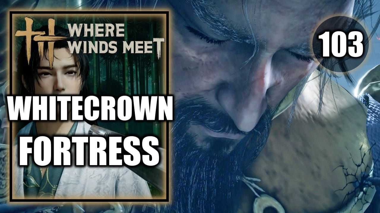 Where Winds Meet Whitecrown Fortress Guo Xin boss fight screenshot